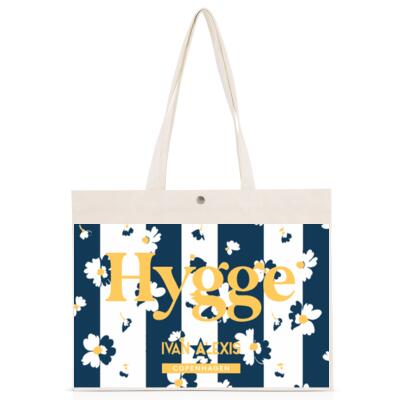Navy blue Striped daisy bloom Hygge Thumbnail