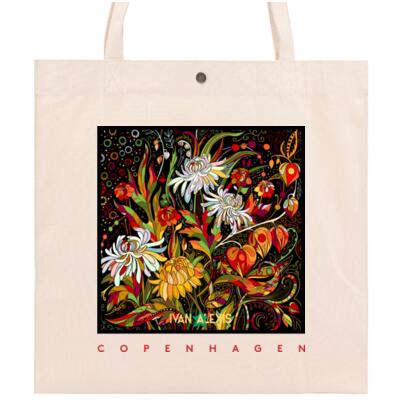 Multi color flower on black cph Thumbnail