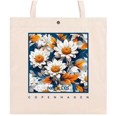 White flowers on darkblue background Thumbnail