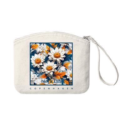 White flowers on darkblue background Thumbnail